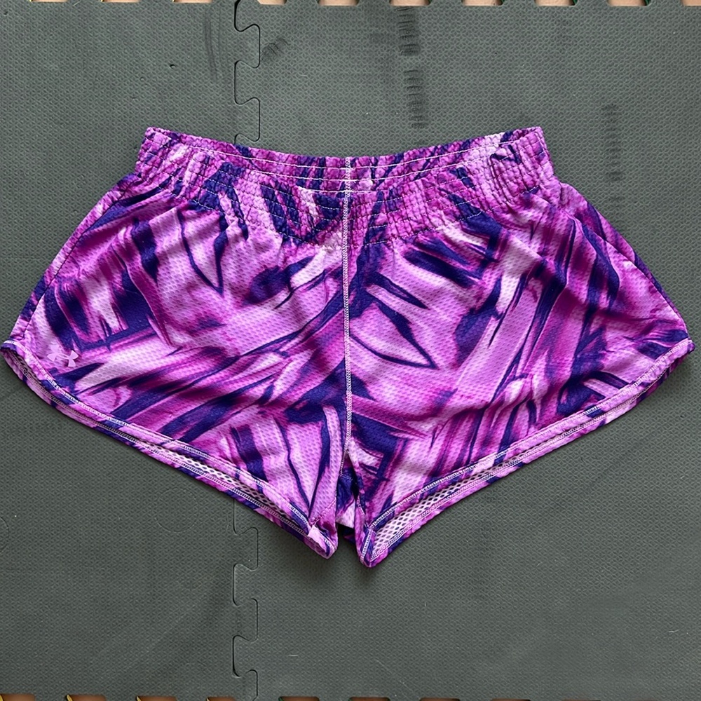 Under Armour Running Shorts in Purple